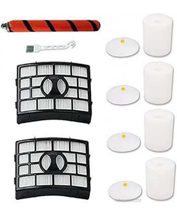 Amyehouse Replacement Brush Roll Hepa Foam Filters for Shark Apex DuoClean AZ1000 AZ1002 AX950 AX951 AX952 APEX DuoClean Vacuum Cleaner,compares to part # 1173FT950,XFF650 and XHF650
