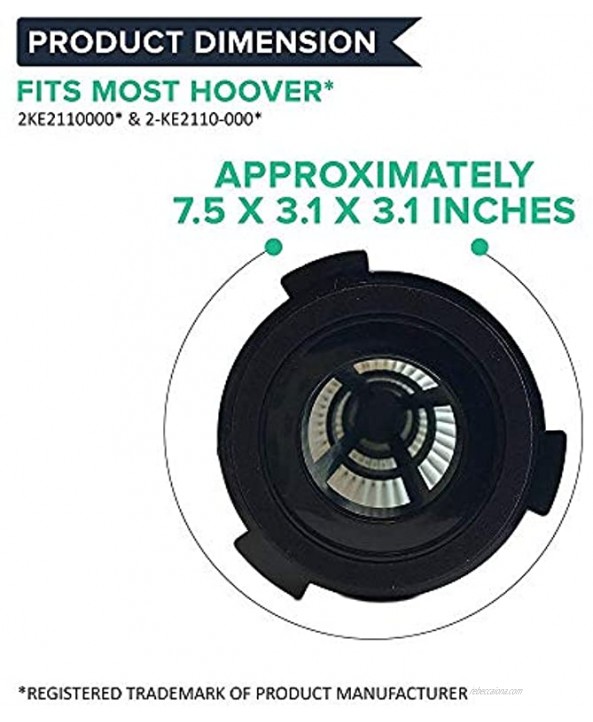 Filter For Hoover Bagless Backpack Vacuum C2401