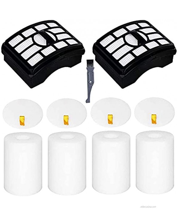 I-clean 6 Packs Replacement Shark NV501 Filters Filters Compatible with Shark Rotator Pro Lift-away NV500,NV501 NV502 NV505 Compare to Part # Xff500 Xhf500 [Not fit Rotator NV650 NV755 series]