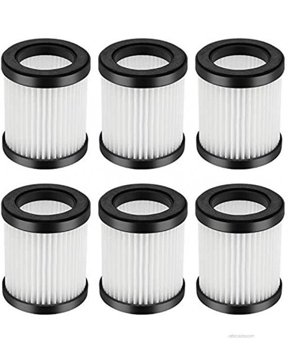 iSingo XL-618A Replacement HEPA Filters Fit for MOOSOO XL-618A Cordless Vacuum6-Pack