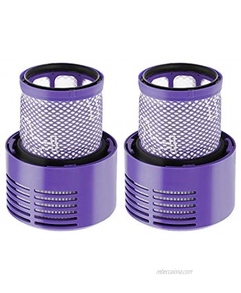 isinlive 2 Pack Vacuum Filter Replacement Compatible with Dyson Cyclone V10 Absolute Animal Motorhead Total Clean Replaces Part # 969082-01