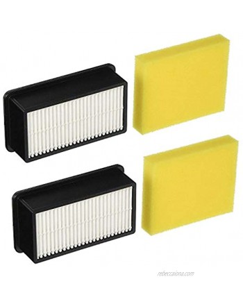 Lemige 2 + 2 Pack Vacuum Filters Compatible with Bissell 1008 CleanView Vacuums Replacement Filters Kit,Compare to Part # 2032663 & 1601502