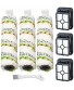 Lemige 3 Pack Multi-Surface Pet Brush Rolls 2788 and 3 Pack Vacuum Filters 1866 Compatible with Bissell CrossWave Cordless Max 2554 2590 2593 2596 Series Vacuum Compare to Part 1618641 & 1608684
