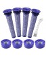 Lemige 4 Pre-Filters and 4 Post-Filters Replacement Compatible with Dyson V7 V8 Animal and Absolute Cordless Vacuum Compare to Part 965661-01 and 967478-01