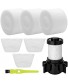 Repalcement Filters for Shark IONFlex DuoClean ION Rocket Cordless Ultra-Light Vacuum IF201 IF202 IF205 F30 IF200 F80 IF281 IF282 IF200W IF251 IF252 IF285 UF280 IF203Q X30 IR100 X40 IR141 IR142 IR101 IR100C IR101C IR70 IC205 IC205CCO Replace XPREMF100 XPS