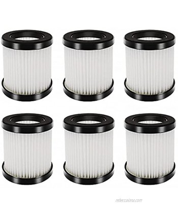 UOUOLONUN 6 Pack Replacement HEPA Filters Compatible for MOOSOO XL-618A Cordless Vacuum