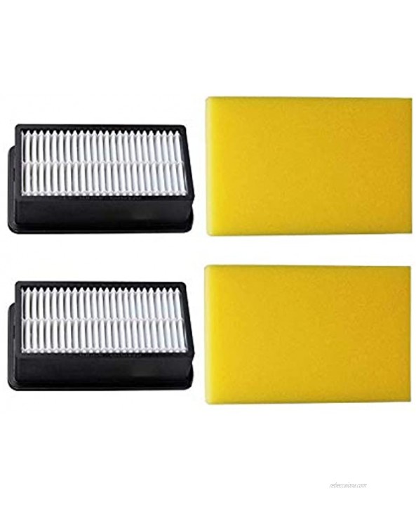 XIMOON 2 Pack 1008 CleanView Vacuums Filter Replacements for Bissell CleanView Vacuums 9595A 1819 1822 1825 1831 1330 1332. Part # 2032663 & 1601502,Pre-Motor Foam Filter and Post-Motor