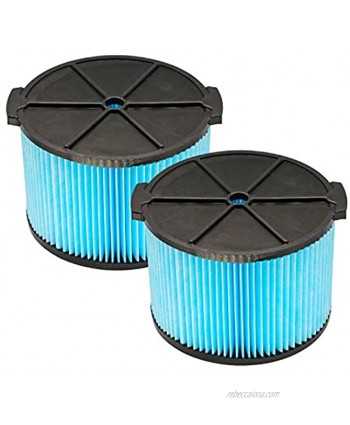YUEFENG VF3500 Replacement Filter for Ridgid Wet Dry Shop Vac 3-Layer Filters for WD4050 WD4070 WD4522 Vacuum 2 PACK