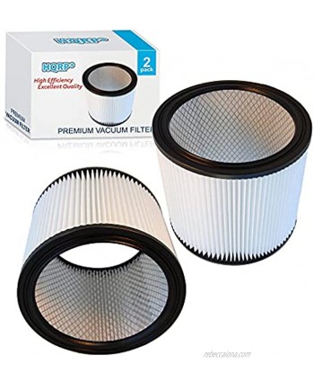 HQRP Cartridge Filter 2-Pack compatible with Shop-Vac 90340 Vacuum Cleaner