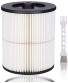 Laukowind 17816 Filter Replacement for Craftsman Shop Vac 917816 9-17816 and 5 Gallon or Larger Vacuum Cleaner