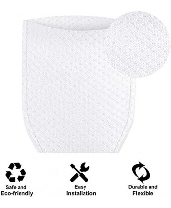 MXZONE Replacement Cloth Vacuum Filter Compatible with Makita T-03193 White 10 Pack