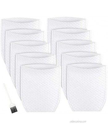 MXZONE Replacement Cloth Vacuum Filter Compatible with Makita T-03193 White 10 Pack