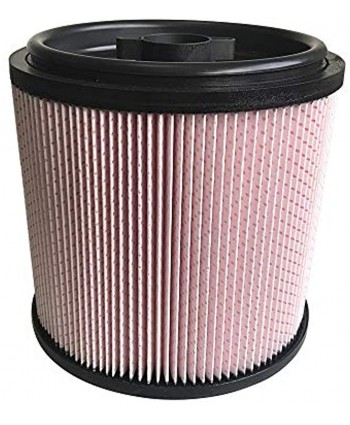 Replacement Cartridge FINE DUST FILTER fits for Hart VACUUM FILTER Fit HART Most Shop-Vac Wet Dry Vacs 5 to 16 Gallon---1pack pink