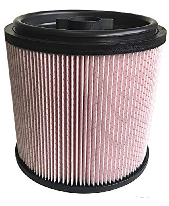 Replacement Cartridge FINE DUST FILTER fits for Hart VACUUM FILTER Fit HART Most Shop-Vac Wet Dry Vacs 5 to 16 Gallon---1pack pink