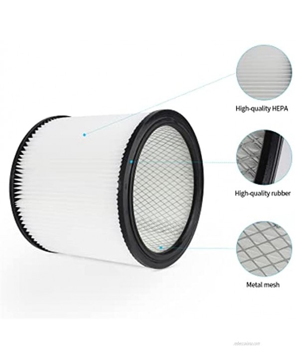 Replacement Filter for for Shop-Vac 90350 90304 90333 Replacement fits most Wet Dry Vacuum Cleaners 5 Gallon and above