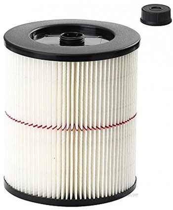 Seelong Replacement Filter Fit Shop Vac Craftsman 17816 9-17816 Wet Dry Vacuum Air Cartridge Filter For 5 gallon Vacuum Cleaner