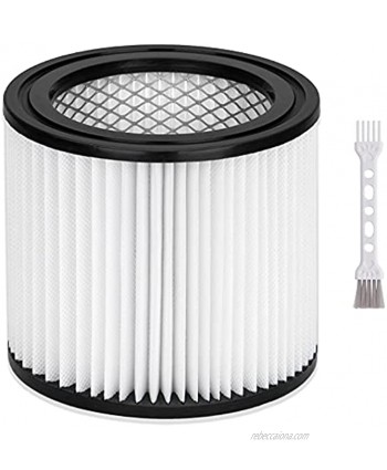 Tablenco 9039800 Filter Replacement Fit for Shop-Vac 90398 903-98-00 903-98 952-02H87S550A,Shop-Vac 9039800 Hangup Wet Dry Cartridge Vacuum Filter,1 HEPA Filter,1 Brush