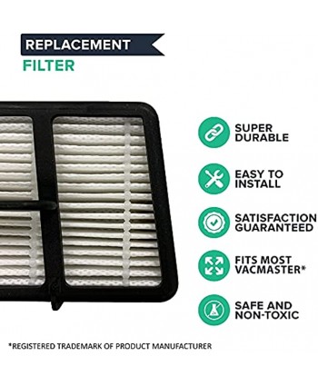 Think Crucial Replacement Wet Dry Vacuum Filter Fits Vacmaster Part # VFHF Compatible with Model VF408 2 PACK
