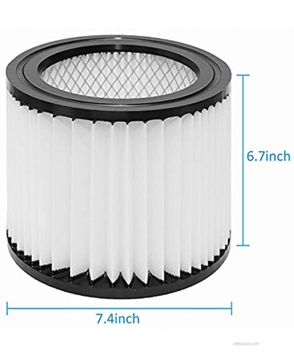 WOCASE 90398 Filter Replacement Compatible with Shop Vac 90398 903-98 9039800 903-98-00 Shop Vac Cartridge Filter Compatible with Shop-Vac 952- 02H87S550A 90398 Hangup Wet Dry Vacuum Cartridge Filter 2 Pack