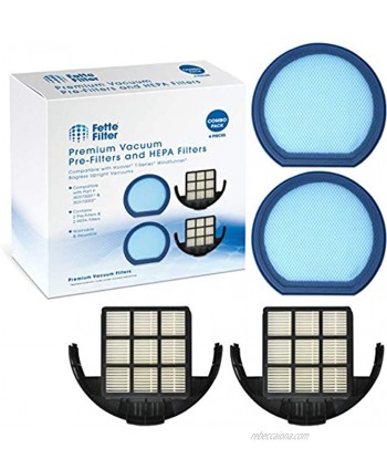 Fette Filter Vacuum Filter Set Compatible with Hoover T-Series WindTunnel Bagless Upright Compare to Part # 303173001 and 303172002 2-Pack