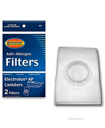 EnviroCare Premium Replacement Anti Allergen Vacuum Electrolux Canister and Aerus AP100. 2 After Filters White