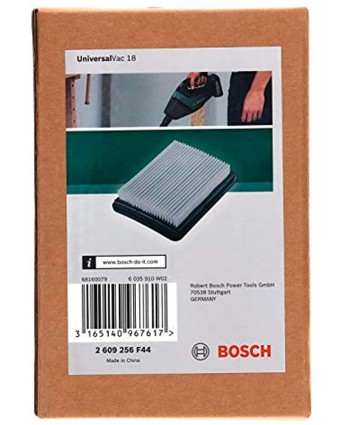 Bosch Home and Garden 2609256F44 Filter for Bosch Vacuum Cleaner UniversalVac 18 in Box