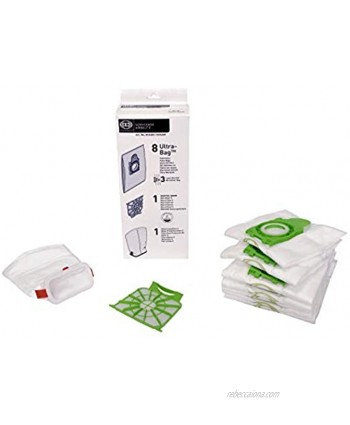 Sebo 8334 Service Box for Airbelt E Includes 8 Ultrabag Filter Bags 1 Hospital Grade Filter and 1 Motor Protection Filter White