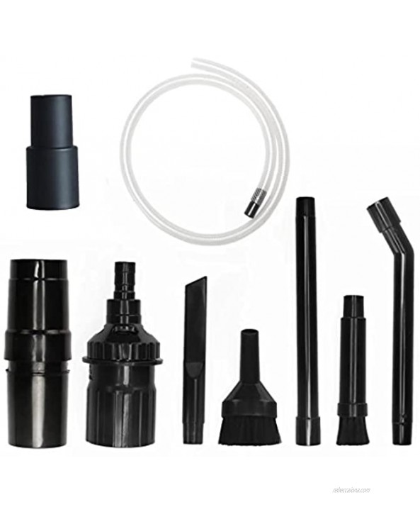 ANBOO 1-1 4inch & 1-3 8'' Vacuum Attachments Mini Micro Tool Attachment 8 Piece Set