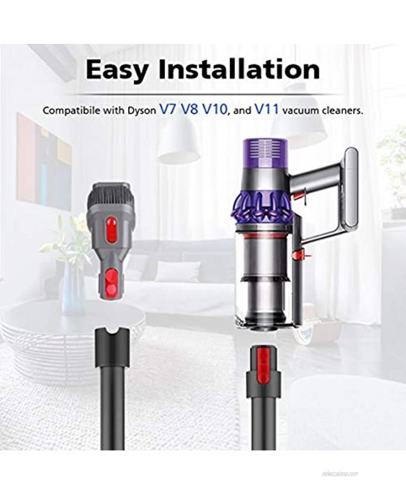 Cabiclean Quick Release Wand Compatible for Dyson V7 V8 V10 and V11 Cordless Stick Vacuum Cleaner Vacuum Wand ReplacementIron