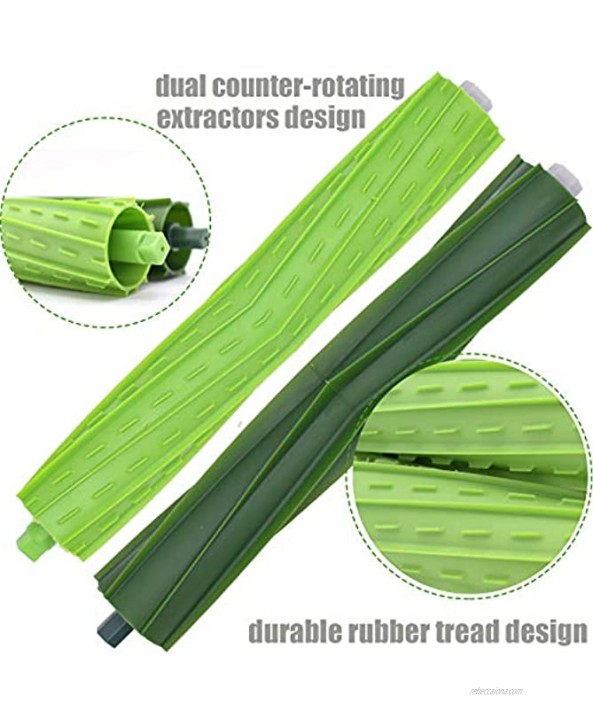 Replacement for iRobot Rubber Brush Part Replenishement for iRobot Roomba i7 i7+ i7 Plus E5 E6 E7 Vacuum Accessories