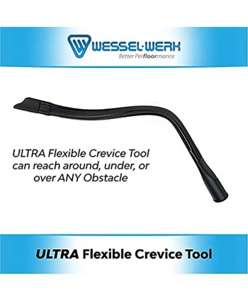 Wessel-Werk Vacuum Flexible Crevice Tool 1 1 4" Inch Universal Vacuum Attachment ULTRA flexible crevice tool 25" long