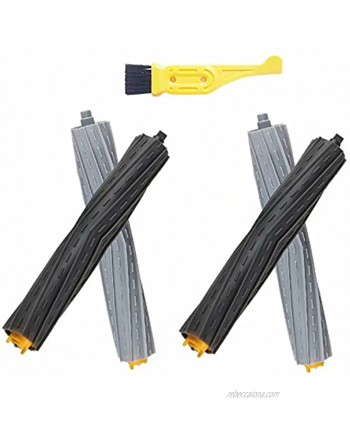 MZY LLC 2 Sets Tangle-Free Debris Extractor Set Replacement Parts for iRobot Roomba 800 900 Series 805 860 870 871 877 880 890 960 891 960 980
