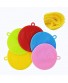 AOLANS Silicone Dish Sponge Washing Brush Silicone Scrubber 5 Pack sponges Kitchen Vegetable Brush Household Cleaning Sponge Kitchen Accessories Food Grade kitchenware Brush 5 Color