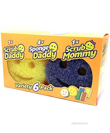 Heavy Duty Scrubber Sponge For All Purpose 6 pk