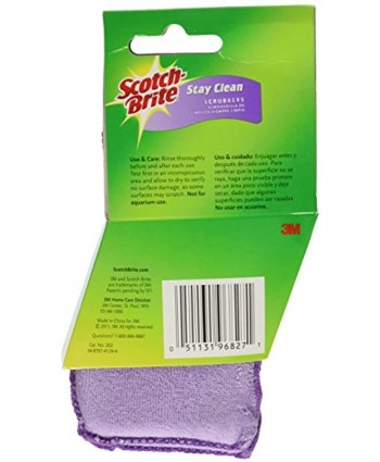 Scotch-Brite Clean & Rinse Scrubber 2 ct