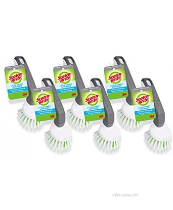 Scotch-Brite Little Handy Scrubber Small & Versatile Cleaning Tool with Long Lasting Bristles 6 scrubbers