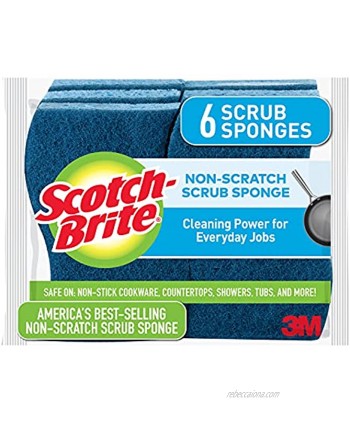 Scotch-Brite Non-Scratch Scrub Sponges 6 Scrub Sponges
