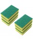 YYaaloa Pack of 6 Heavy Duty Scrub Sponges 4.3" x 2.8" x 1.2" Kitchen Cleaning Sponge for Everyday Jobs for Dishes Pots Pans,Bathroom Car Wash 6 Pack