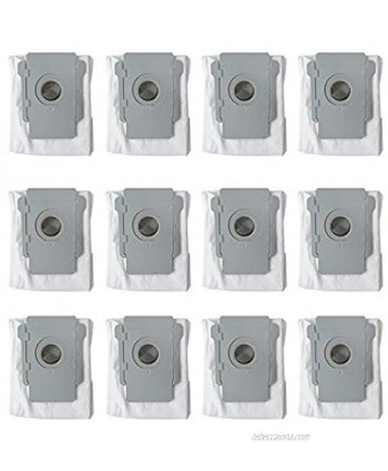 ANBOO 12 Packs Vacuum Bags for Roomba i7 i7+ Plus 7550 i3+ 3550 i4+ 4552 i6+ 6550 i8+ 8550 s9+ 9550 I & S Series Clean Base Automatic Dirt Disposal Bags