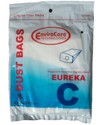 EnviroCare Replacement Micro Filtration Vacuum Cleaner Dust Bags made to fit Eureka Type C Mighty Mite Canisters 24 Pack
