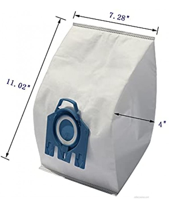 GN Vacuum Bags Compatible with Miele Bags Classic C1 Complete C1 C2 C3 S2 S5 S8 S227 S240 S270 S400 Series Canister Vacuum Cleaner Pack 18 Bags & 6 Pairs Pre-motor and Post-motor Filters