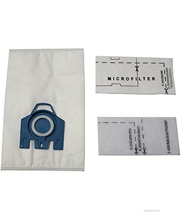GN Vacuum Bags Compatible with Miele Bags Classic C1 Complete C1 C2 C3 S2 S5 S8 S227 S240 S270 S400 Series Canister Vacuum Cleaner Pack 18 Bags & 6 Pairs Pre-motor and Post-motor Filters