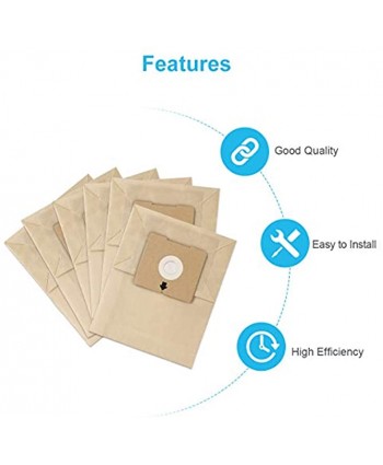 LANMU Replacement Dust Bags Compatible with Bissell Zing 4122 Series 2154A 2154W Canister Vacuum Compare to Part Number 2138425 6 Pack