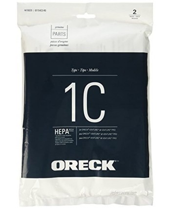 Oreck HEPA Replacement Bag for Venture and Venture Pro Canister Vacuum Cleaners AK10020 2 Pack