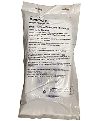 Selgo 6 Bags for Kenmore Intuition IB600 HEPA Dust Bag Replacement Upright Vacuum Cleaner Bags for BU4022U BU4022 BU4021 BU4020 BU4018
