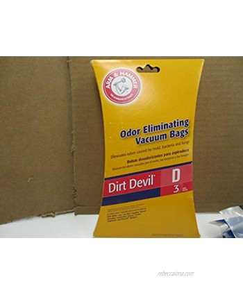 Arm & Hammer Odor Eliminating Vacuum Bags for Dirt Devil D