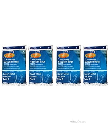 EnviroCare Replacement Micro Filtration Vacuum Cleaner Dust Bags Designed to Fit Royal Upright Type B Uprights 12 pack