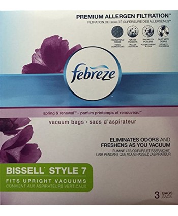 Febreze Vacuum Bags Bissell Style 7 Pack of 3