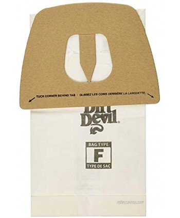 Genuine Dirt Devil Style F Bags- 9-pack 3200147001