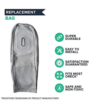 Think Crucial Replacement for Oreck XL Reusable Outer Vacuum Bag Fits XL Vacuums